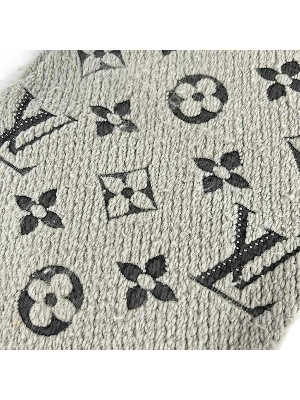 Louis Vuitton Scarf Logomania Verone Wool Silk